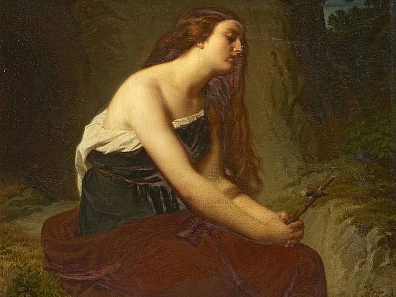 1820-Ludwig des Coudres - Santa Maria Maddalena penitente